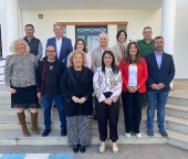 La alcadesa Virginia Pantigas y su equipo de gobierno tratan distintos temas de interés con el grupo socialista en la Diputación de Granada