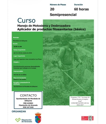 Curso manejo motosierra y desbrozadora