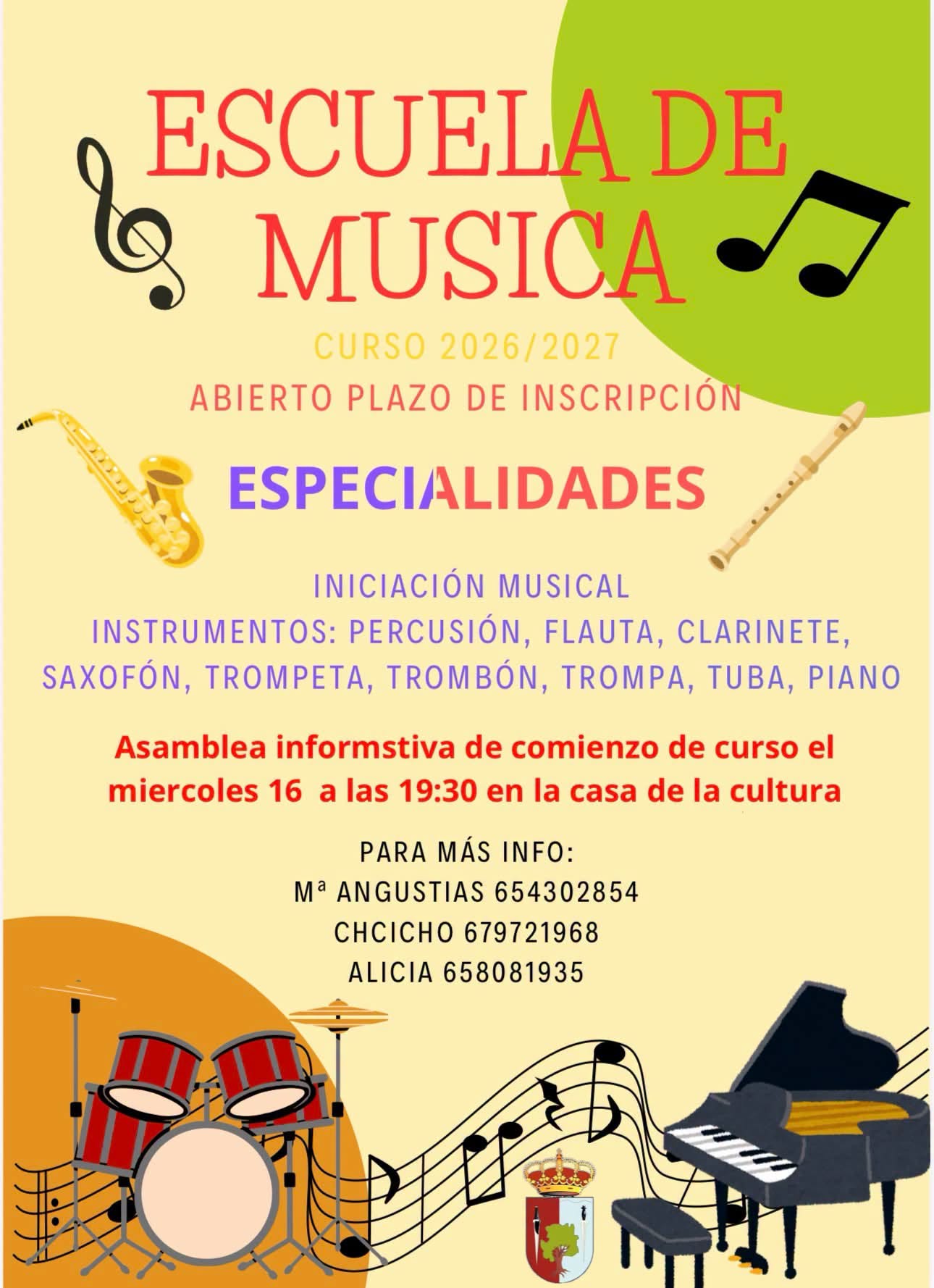escuela musica